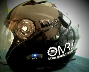 Scoperto a Monza il casco elettronico