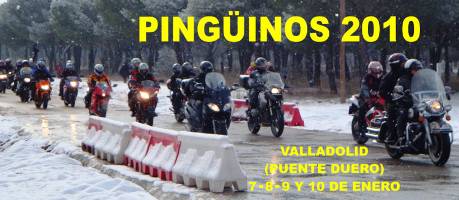 29° edizione della Pinguinos a Vallodilid (motoraduno invernale con più partecipanti al mondo)