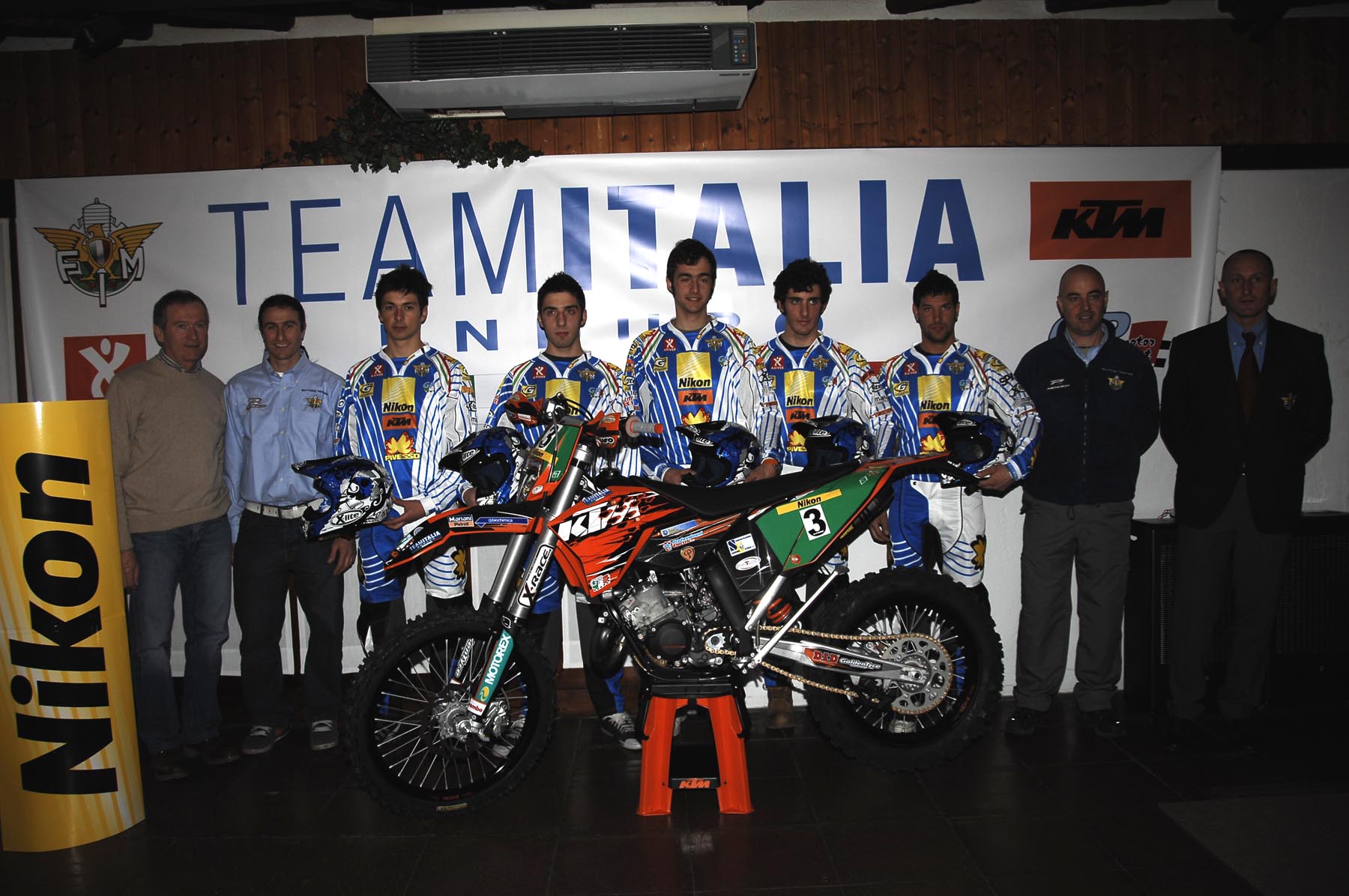 Team Italia 2010 Enduro: i cinque piloti 