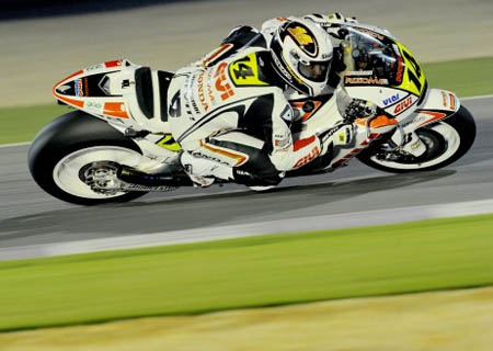 MotoGP: Nel team LCR Honda De Puniet è soddisfatto della nuova RC212V