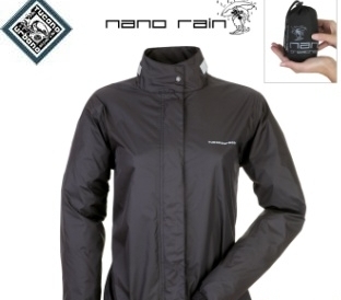 Abbigliamento moto: giacca impermeabile e gilet Nano Rain
