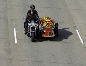 funerale moto