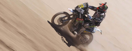 Dakar 2011, l'Aprilia di Lopez vince la 7° tappa 