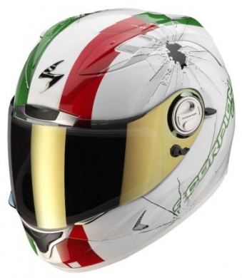 Scorpion, casco Exo 1000 Air Hi Impact, al prezzo di 365 euro, anche in versione tricolore