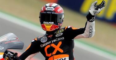 Motomondiale, Marquez domina il Gran Premio d'Aragon in Moto2. Iannone e Corsi sul podio 