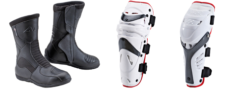 Alike K-Ride e Ergo Shield: stivali e ginocchiere