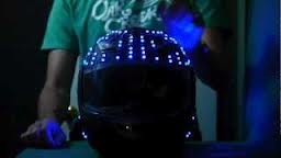 Casco Blue LED Helmet 