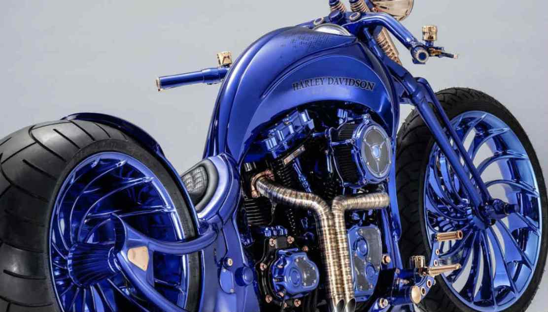 Harley Davidson Bucherer Blue Edition, la moto più costosa al mondo!